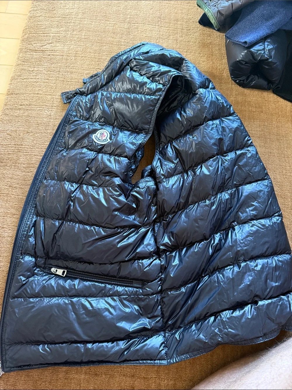 Moncler glossy black
